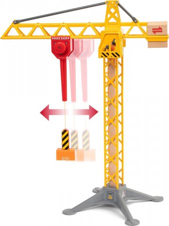 BRIO statybinis kranas su šviesomis, 33835 33835
