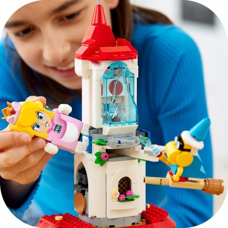 71407 LEGO® Super Mario Persikutės katės kostiumas ir ledo bokštas 71407
