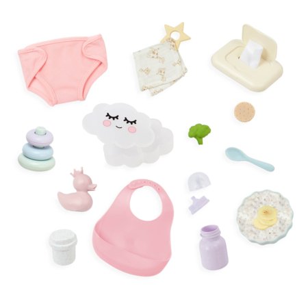 LULLABABY naujagimiui būtinų aksesuarų rinkinys, LBY7635Z 