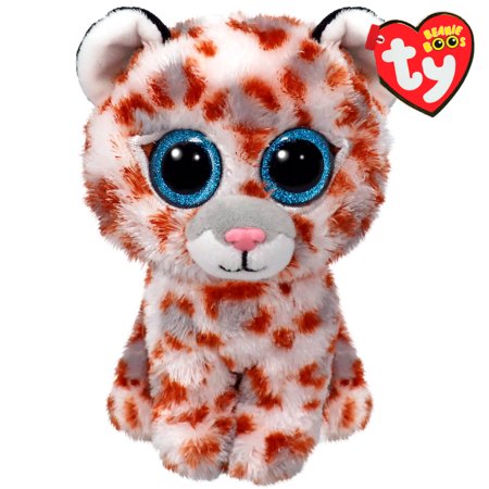 TY Beanie Boos pliušinis žaislas baltasis leopardas COCO, 15 cm, TY37363 