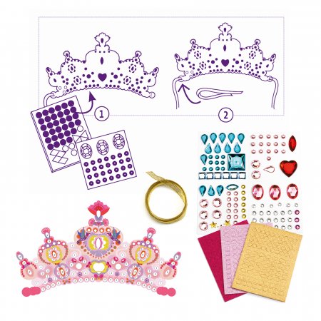 DJECO kūrybinis rinkinys Like a princess, DJ07901 DJ07901