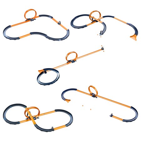 HOT WHEELS RC automobilio ir trasos rinkinys, HXX45 