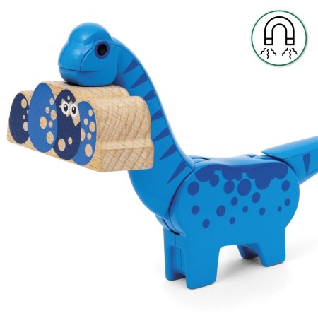 BRIO WORLD dinozaurų nuotykių rinkinys Dinosaur Battery Train, 36096 