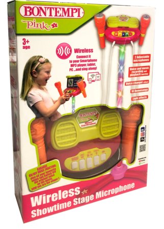 BONTEMPI TECH belaidis scenos mikrofonų stovas su dviem mikrofonais, 421472 