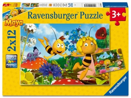 RAVENSBURGER PUZZLE dėlionė Biene Maja, 2x12 det., 12004306 5 