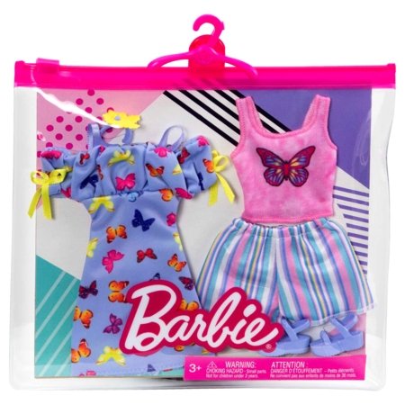 BARBIE 2 rūbų komplektų rinkinys asort, FYW82 