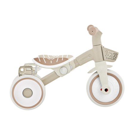 GLOBBER mokomasis triratukas Learning Trike, 2in1 Plus, kokosinis, 737-466 