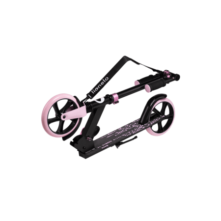 LIONELO sulankstomas paspirtukas LUCA, Black carbon pink, LO-LUCA 