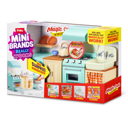 MINI BRANDS miniatiūrų rinkinys Magic Cook Kitchen, 77858 