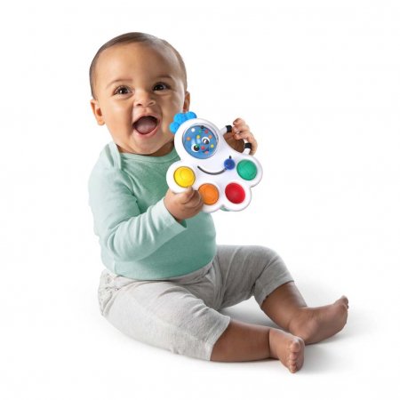 BABY EINSTEIN barškutis - kramtukas Octo-Push Bubble Pop, 12684 12684-6-MEWW-YW2