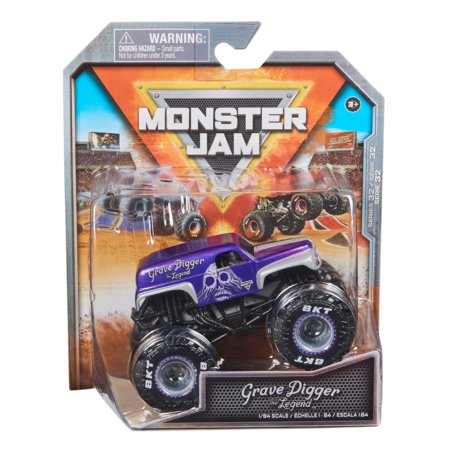 MONSTER JAM 1:64 visureigis Grave Digger The Legend, asort., 6067645 