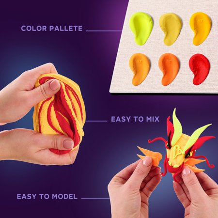 OKTO MANGA 3D Kūrybinis rinkinys Fire 30x40 cm, 20039 