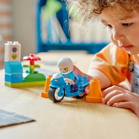 10471 LEGO® DUPLO® Town Mėlynas policijos motociklas 