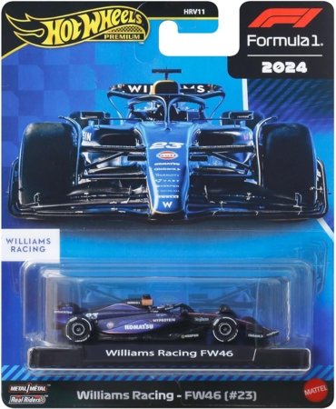 HOT WHEELS PREMIUM 1:64 lenktyninis Williams Racing 23 automodeliukas, JBM15 
