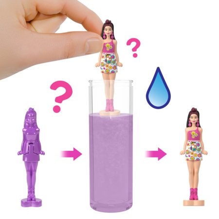BARBIE Land Color Reveal mini siurprizas vaivorykštės serija, asort., JCR08 