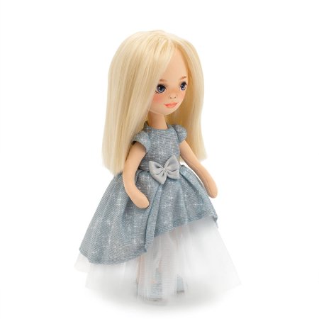SWEET SISTERS lėlė Mia su žydra suknele 32cm, SS01-01 SS01-01