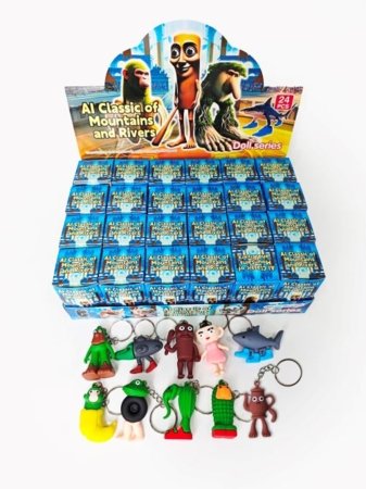 ITALIAN BRAIN ROT AI raktų pakabukas 3D, 5 cm, asort., BJ003 