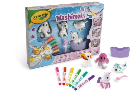 CRAYOLA kūrybinis rinkinys Washimals Uni-Pets, 25-7191 