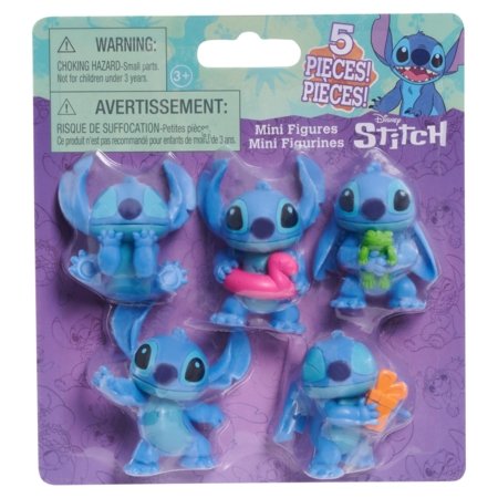 JUST PLAY DISNEY Stitch mini figūrėlių rinkinys, 5 vnt, 46267 