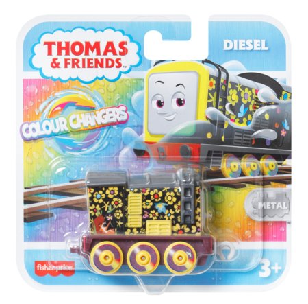 THOMAS AND FRIENDS spalvas keičiantis traukinys, asort., HMC30 