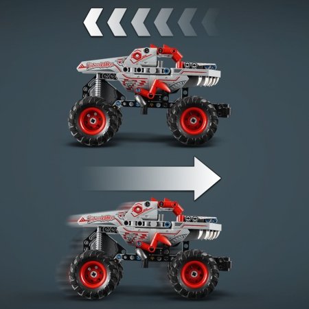 42200 LEGO® Technic Monster Jam™ ThunderROARus™ su spyruokliniu mechanizmu 