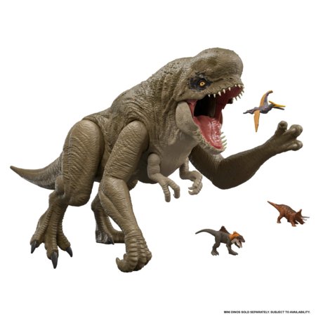 JURASSIC WORLD SUPER COLOSSAL interaktyvus dinozauras D. rex, JKG95 