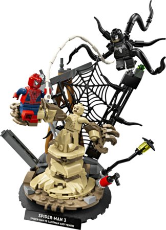 76334 LEGO® ǀ Marvel Epinė kova: Žmogus voras prieš Smėlio žmogų 