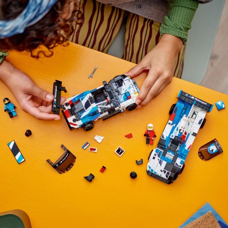 76922 LEGO® Speed Champions Lenktyniniai automobiliai BMW M4 GT3 ir BMW M Hybrid V8 