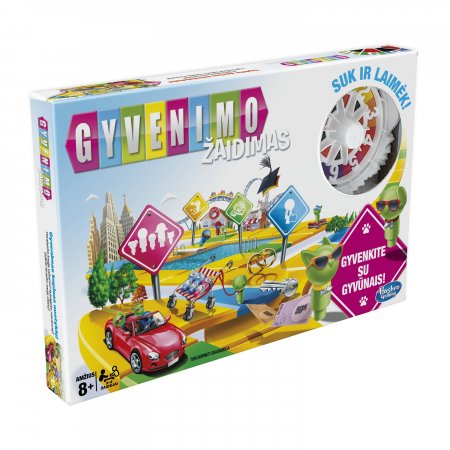 HASBRO GAMING Stalo žaidimas GYVENIMO ŽAIDIMAS (LT), F0800633 F0800633