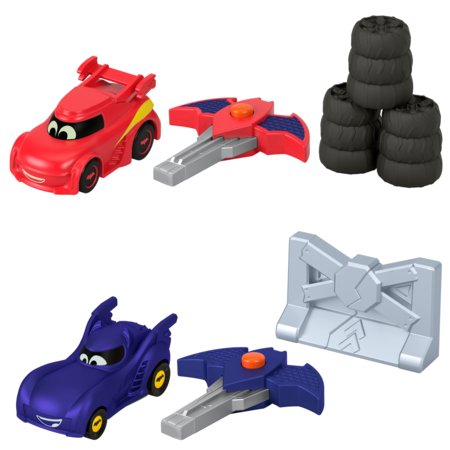 FISHER PRICE Batwheels mašinėlė su paleidimo raktu, HRJ53 