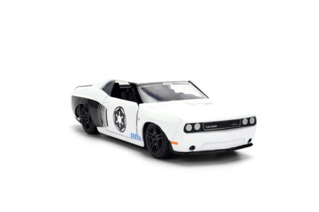 JADA Star Wars 1:32 Stormtrooper 2014 Dodge Challenger SRT8 modeliukas, 9336915314R00 
