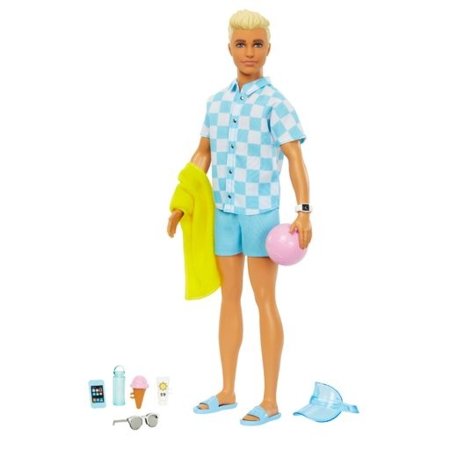 BARBIE Beach paplūdimio Keno rinkinys, HPL74 HPL74