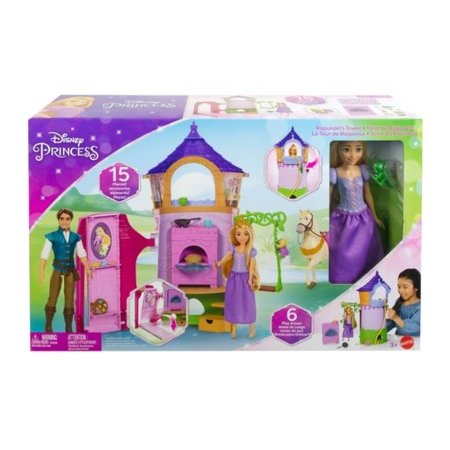 DISNEY PRINCESS lėlės Auksaplaukės ir bokšto rinkinys, HLW30 HLW30