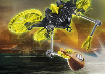 PLAYMOBIL CITY ACTION Policijos lėktuvas su dronu, 70780 70780