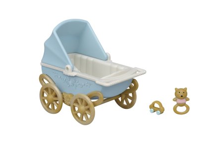 SYLVANIAN FAMILIES triušiukai dvynukai vežimėlyje, 2206/5018/5432 