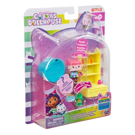 GABBY'S DOLLHOUSE rinkinys Bobble Kitty crafty pack,, 6068602 