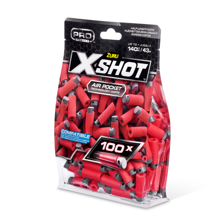 X-SHOT šoviniai Skins Pro, 1 serija, 100 vnt., asort., 36601 