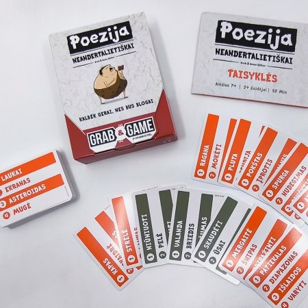 Žaidimas Poezija Neandertališkai: kišeninė versija LT, EKIGNGPN01LT 