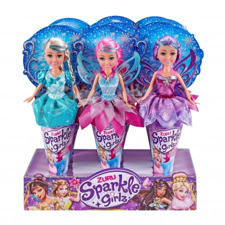 SPARKLE GIRLZ lėlė kūgelyje Winter Princess, asort., D, 10017BQ1/10017BQ2 