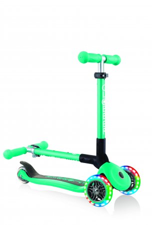 GLOBBER paspirtukas Junior Foldable Light, tamsiai žalias, 437-107 437-107