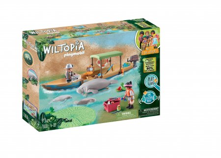 PLAYMOBIL WILTOPIA Kelionė laivu pas Lamantinus, 71010 71010