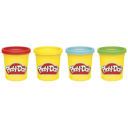 PLAY-DOH plastilinas, 4 vnt, asort., G05125L0 