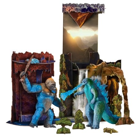 GODZILLA žaidimų rinkinys Hollow Earth Figures and Diorama Set, 35292 