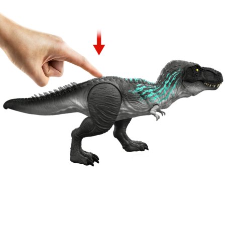 JURASSIC WORLD MUSCLE MADNESS interaktyvus dinozauras T. rex, JKG92 