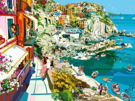 RAVENSBURGER PUZZLE dėlionė Cinque Terre, 1500 det., 12000430 1 