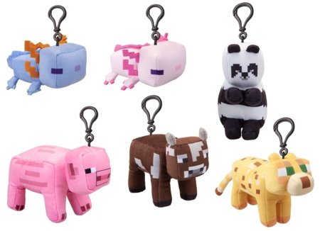 MINECRAFT pliušinis pakabukas Animal 13cm. asort., 466016 