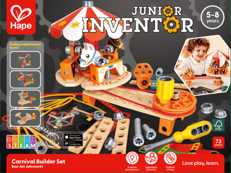 HAPE konstruktorius Carnival Builder Set, 73 priedai, E3040A 