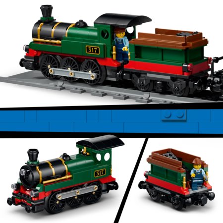 60511 LEGO® City Vintažinis garinis traukinys 