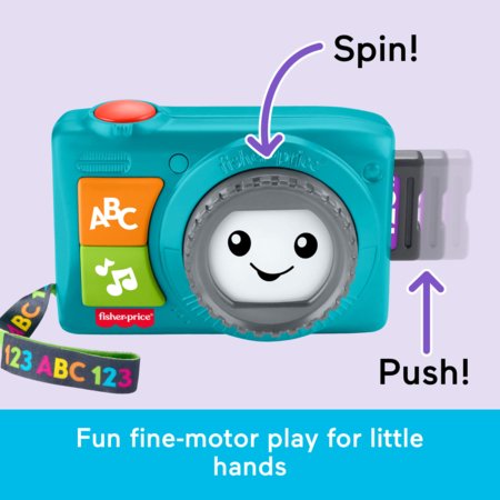 FISHER-PRICE LAUGH AND LEARN žaislinis fotoaparatas, JNV95 