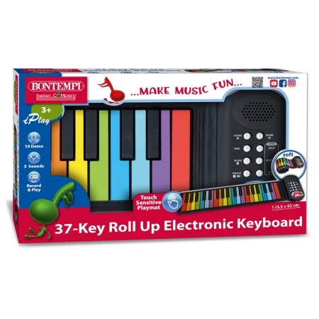 BONTEMPI elektroninė klaviatūra Roll Up su 37 klavišais, 54 3720 